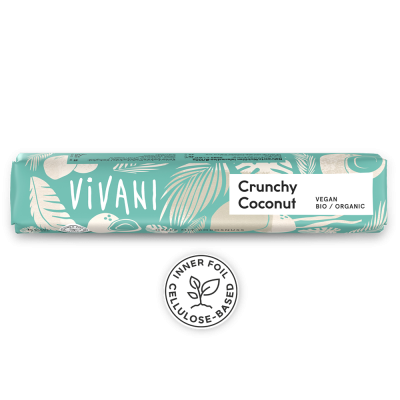 Crunchy Coconut Schokoriegel Vivani (35g)